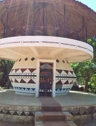 Bujora sukuma traditional houses at the Museum - african cultural tourism